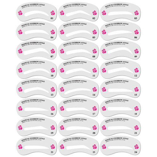 Eyebrow Shaping Stencil Kit