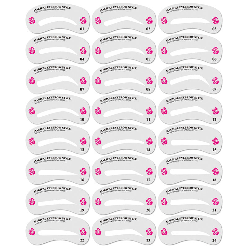 Eyebrow Shaping Stencil Kit